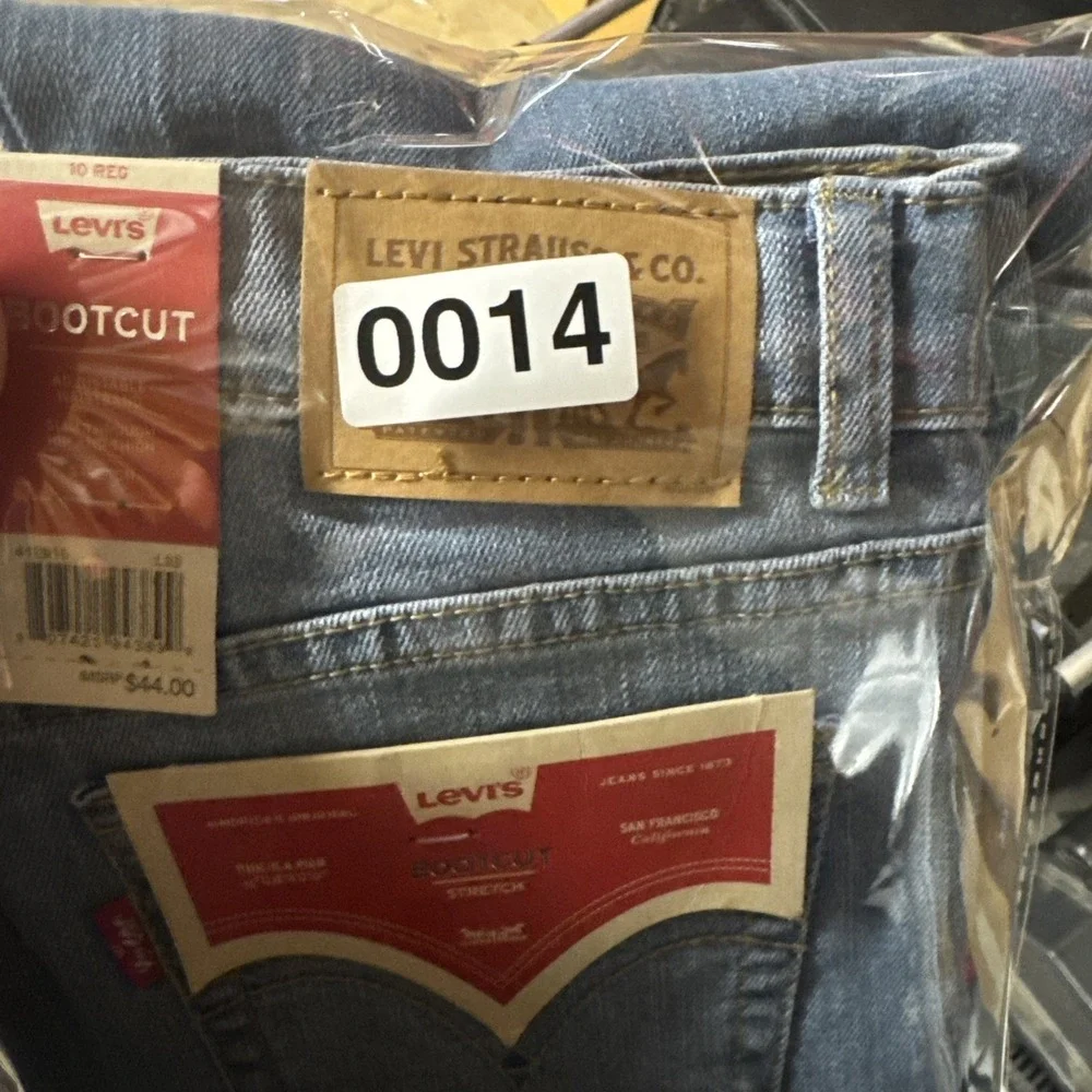 Girls Levi's Bootcut‎ Jeans Sz 10 Regular Fit Stretch Denim Blue – New With Tags